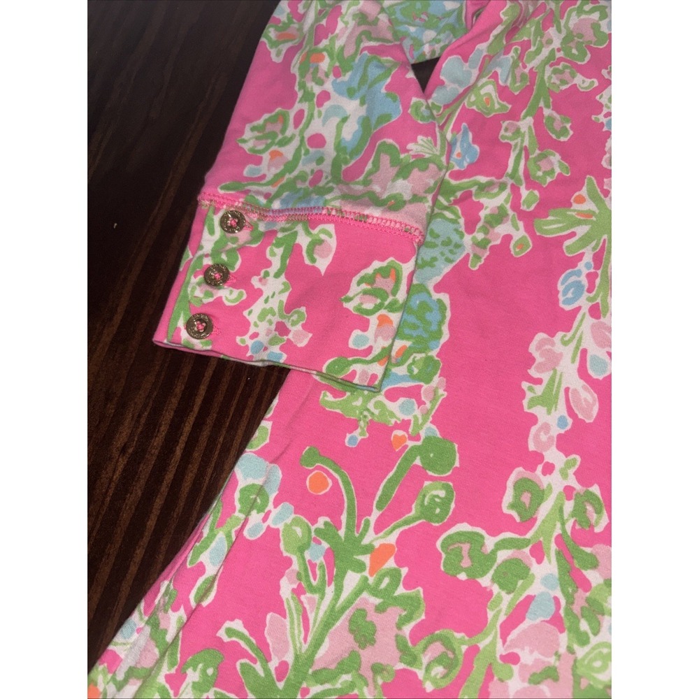 Lilly Pulitzer Sophie Dress in Flamingo Pink Southern Charm 3/4 Sleeve Size M - Picture 2 of 7